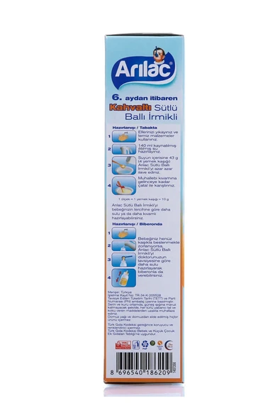 ARI Lac Ballı Irmikli Kaşık Maması 200 gr - 5