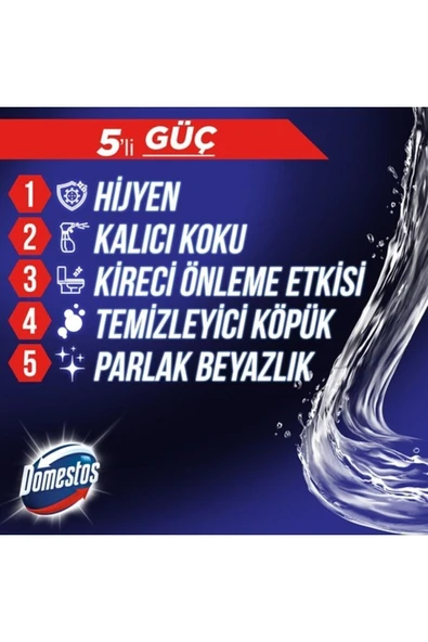 Domestos Wc Blok 5'lı Guc Manolya 2x50gr - Resim 4