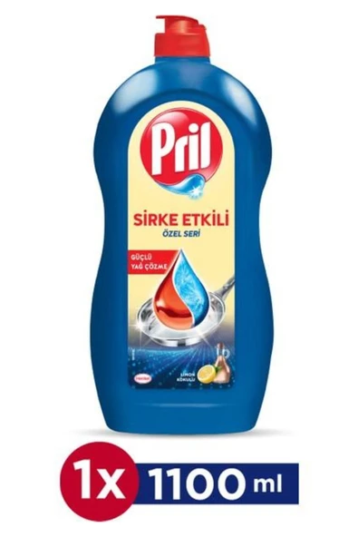 Pril Sirke Gücüyle Özel Seri Bulaşık Deterjanı 1100 ml – Parlak ve Hijyenik Sonuç ürün görseli
