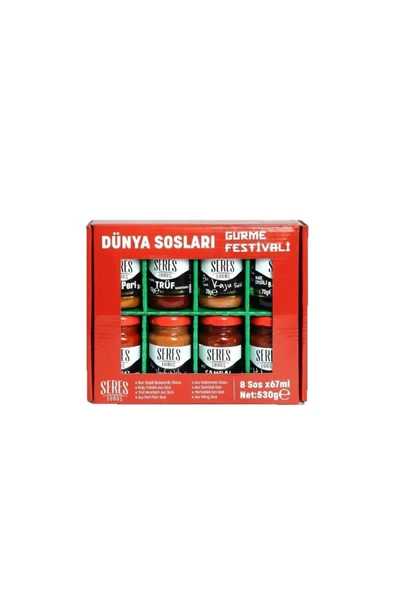 SERES Gourmet Dünya Sosları Gurme Festivali (8X67 ML) -530 G ürün görseli 1