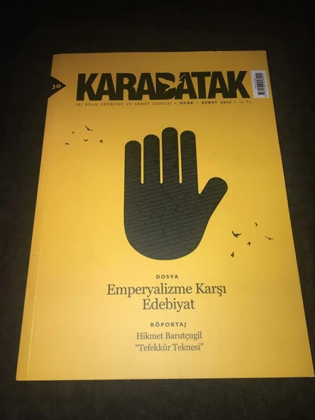 KARABATAK Dergisi Ocak Şubat 2017 Sayı 30 Dosya EMPERYALİZME KARŞI EDEBİYAT (Sahafiye Kitap) - 1