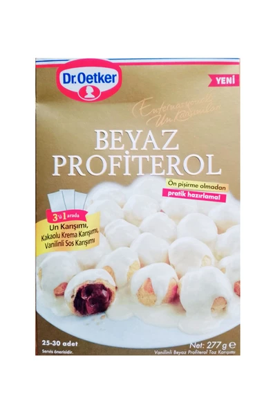 Dr. Oetker Dr.Oetker Beyaz Profiterol 277 g - 1