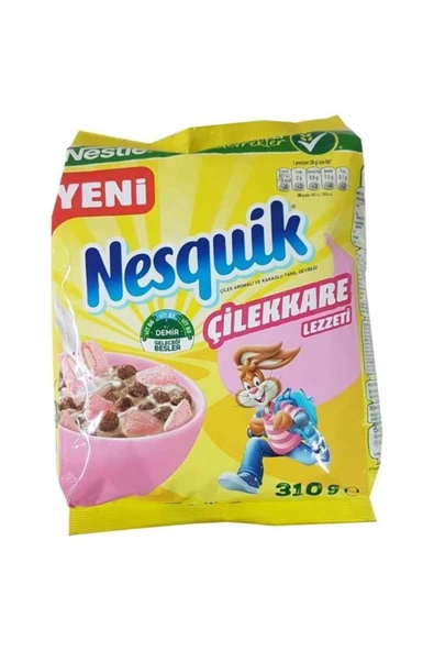 Nesquik Nestle Çilek Aromalı Tahıl Gevrek 310 gr ürün görseli 1