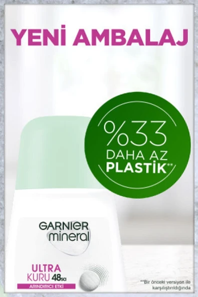 Garnier Mineral Ultra Kuru Kadın Roll-On Deodorant 50ml - Resim 6