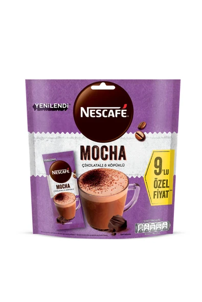 Nescafe Mocha 9'lu Paket 9x17g ürün görseli 1