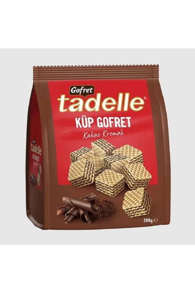 Tadelle Kakao Kremalı Küp Gofret 200 Gr ürün görseli