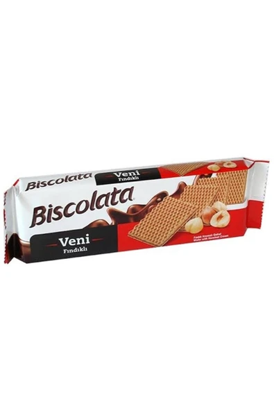 Biscolata Veni Fındıklı Gofret 110 gr ürün görseli