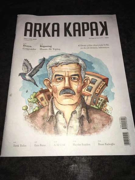 ARKA KAPAK Kitap ve Kültür Dergisi Kasım 2016 Sayı 14 Dosya GÖLGESİZLER (Sahafiye Kitap) ürün görseli