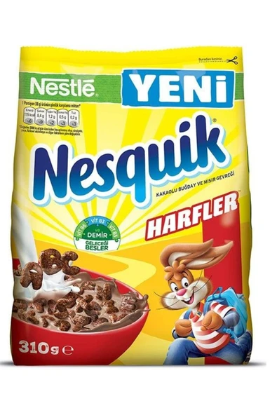 Nestle Nesquik Harfler Mısır Gevreği 310 gr ürün görseli