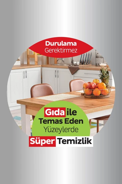 Sleepy Easy Clean Süper Yüzey Temizlik Mutfak Havlusu&mendili Bergamot Yağlı 50 Yaprak - Resim 4