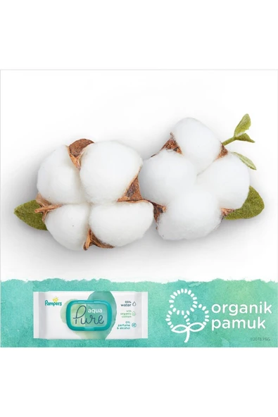 Prima Pampers Harmonie Aqua Yenidoğan Islak Havlu 48 Li - Resim 3