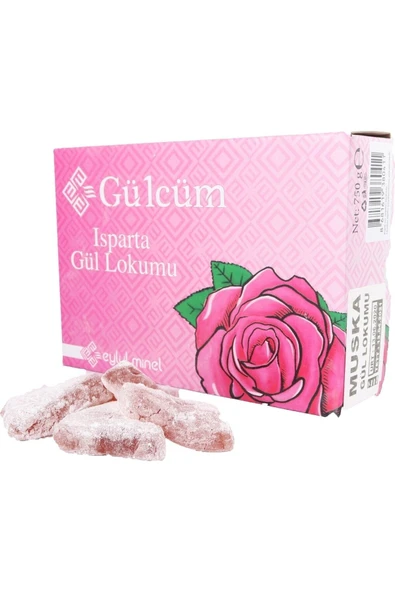 Gülcüm Muska Gül Lokumu 750 gr - Resim 3