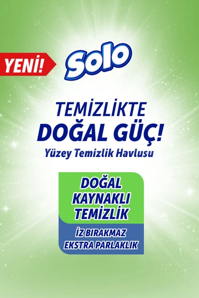 Solo Temizlikte Doğal Güç Okaliptus&çam Esintisi Yüzey Temizlik Havlusu 100 Yaprak - Resim 5