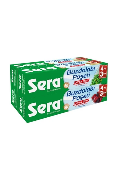 SERA Buzdolabı Posetı 4lu Orta 6296-60 ürün görseli 1