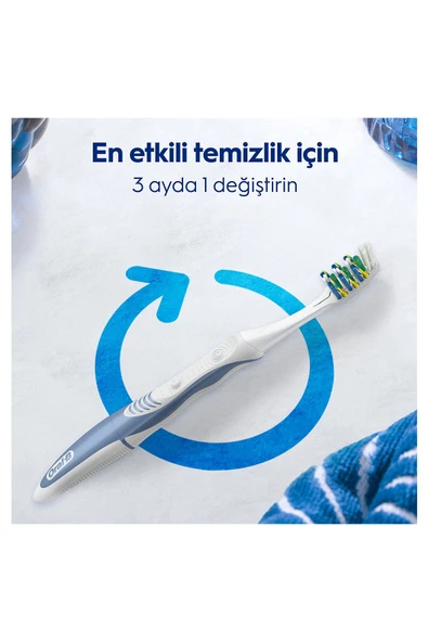 Oral-B Pro-3DWhite Pulsar Beyazlık Pilli Diş Fırçası – Beyazlatır ve Plak Giderir – Orta Sertlikte - 5
