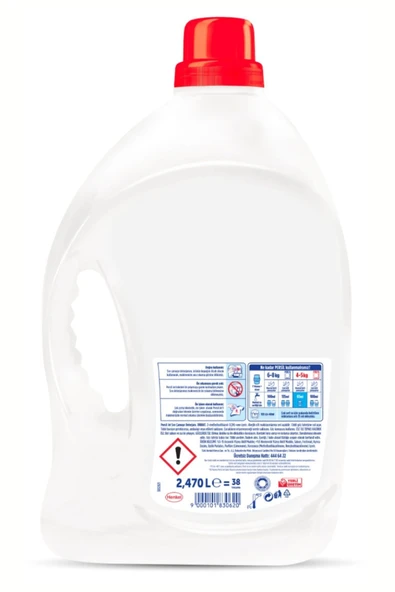 Persil Jel Sık Yıkananlar Sıvı Çamaşır Deterjanı 38 Yıkama 2470 ml - Resim 3