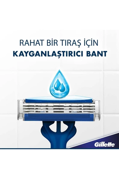Gillette Blue 3 Comfort Slalom Kullan At Tıraş Bıçağı 5 Adet - Resim 6