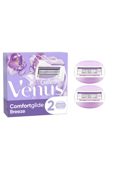Gillette Venus Comfortglide Breeze 2 Adet Yedek Başlık ürün görseli 1