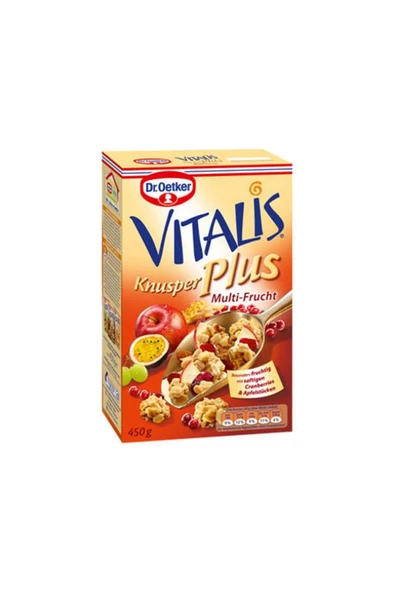 Dr. Oetker Vitalis Multi Meyveli Çıtır Müsli ürün görseli