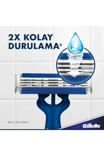 Gillette Blue 3 Comfort Slalom Kullan At Tıraş Bıçağı 5 Adet - Resim 4