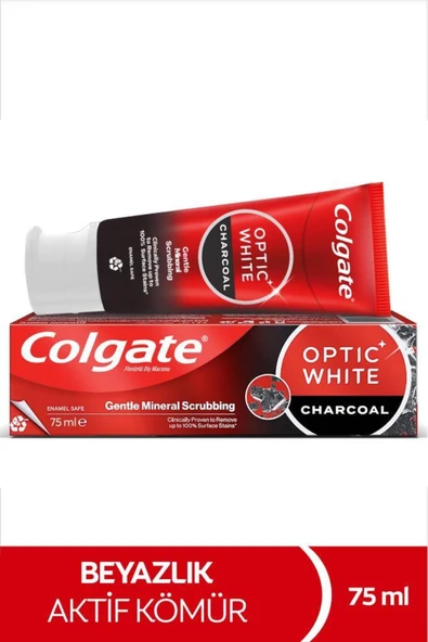 Colgate Optic White Aktif Kömür 75 ml Diş Macunu ürün görseli