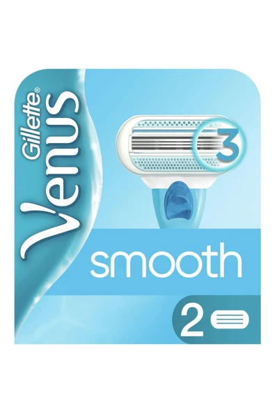 Gillette Venus Smooth Kadın Tıraş Bıçağı 2 Adet - 1