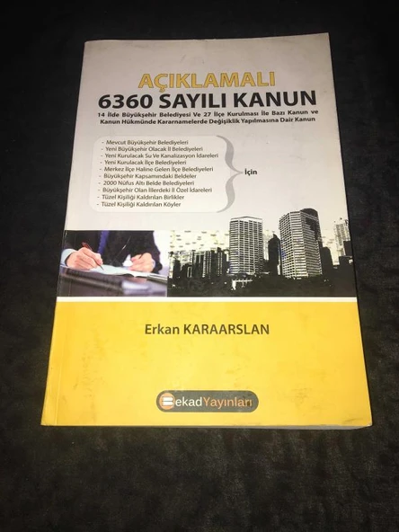 AÇIKLAMALI 6360 SAYILI KANUN (Sahafiye Kitap) ürün görseli 1