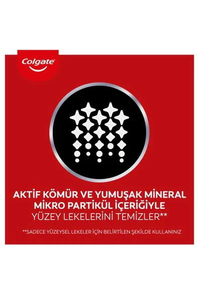 Colgate Optic White Aktif Kömür 75 ml Diş Macunu - Resim 3