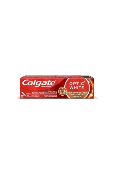 Colgate Optic White Kahve, Çay ve Tütün Kullananlar İçin 75 ML ürün görseli