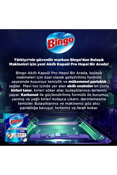 Bingo Akıllı Bulaşık Kapsül Pro Max 50 - Resim 5