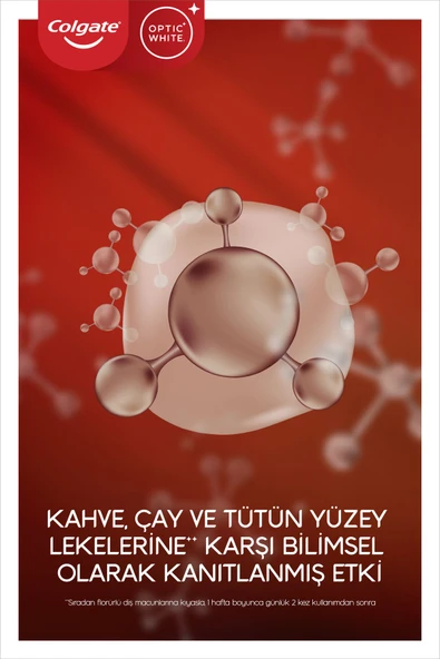 Colgate Optic White Kahve, Çay ve Tütün Kullananlar İçin 75 ML - Resim 3