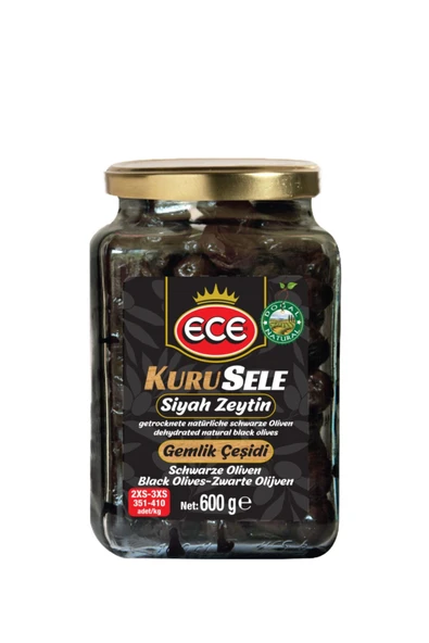 Ece Gemlik Kuru Sele Zeytin 600 gr ürün görseli