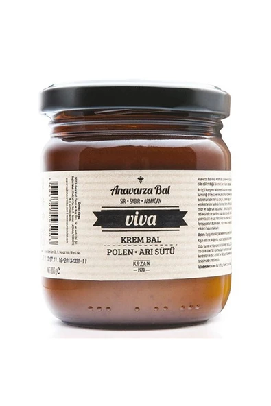 Anavarza Viva Polen Arı Sütü Krem Bal 200 gr