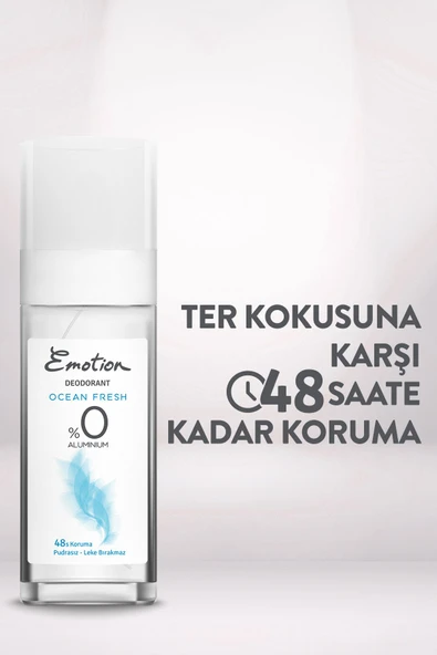 Emotion Ocean Fresh Pump Sprey Kadın Deodorant 3x100 Ml - 4