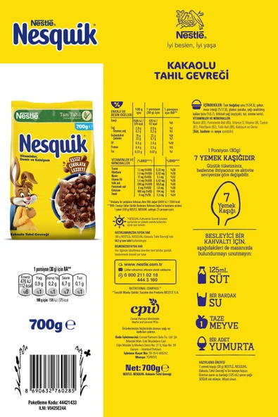 Nesquik Gevrek 700 gr - Resim 3