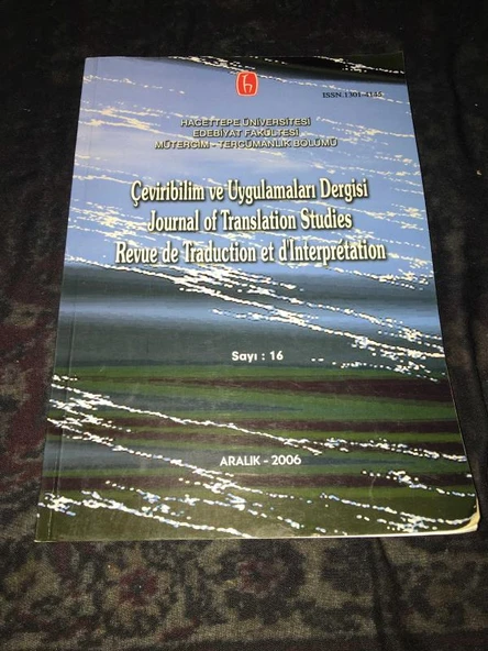 ÇEVİRİBİLİM VE UYGULAMALARI DERGİSİ Aralık 2006 Sayı 16 ÇOK SATAN KİTAPLARIN ÇEVİRİSİ - Yeşim Dinçkan Sönmez (Sahafiye Kitap) - 1