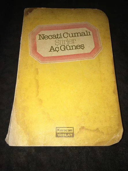 AÇ GÜNEŞ Şiirler (Sahafiye Kitap) ürün görseli 1