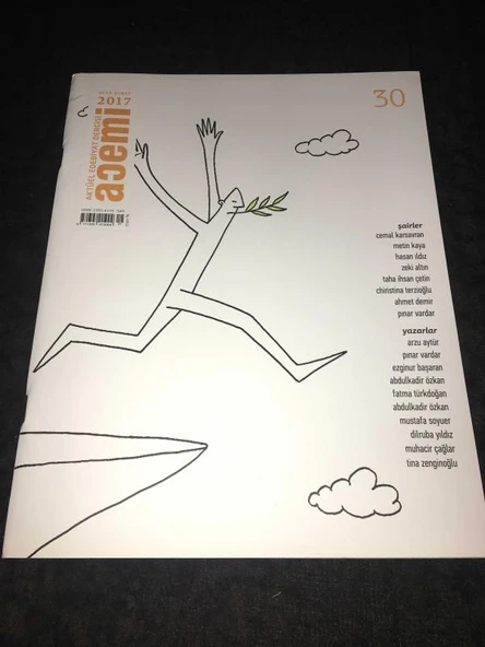 ACEMİ Edebiyat Dergisi Ocak Şubat 2017 Sayı 30 (Sahafiye Kitap) ürün görseli