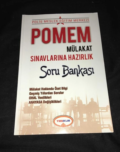 POMEM Mülakat Sınavlarına Hazırlık SORU BANKASI (Sahafiye Kitap) ürün görseli 1
