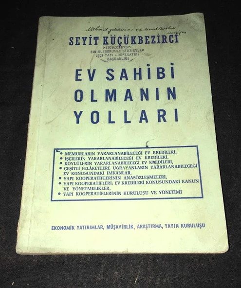 EV SAHİBİ OLMANIN YOLLARI (Sahafiye Kitap) ürün görseli 1