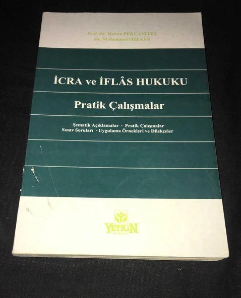 İCRA VE İFLAS HUKUKU PRATİK ÇALIŞMALARI (Sahafiye Kitap) ürün görseli 1
