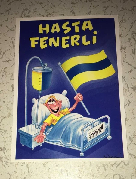 HASTA FENERLİ KARTPOSTALI (Sahafiye Kitap)