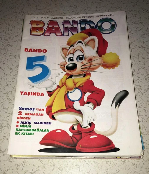 BANDO Aylık Dergi Yıl 5, Haziran 1992 Sayı 49 (Sahafiye Kitap)