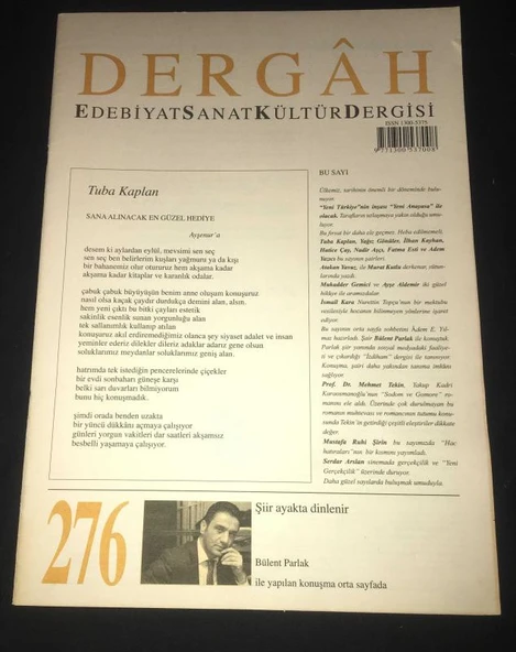 DERGAH Dergisi Şubat 2013 Sayı 276 (Sahafiye Kitap) ürün görseli