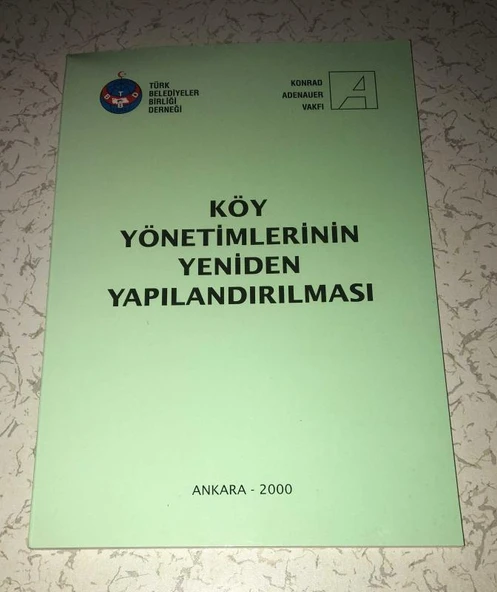 KÖY YÖNETİMLERİNİN YENİDEN YAPILANDIRILMASI (Sahafiye Kitap) ürün görseli 1