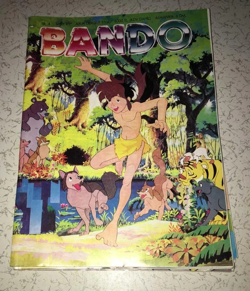 BANDO Aylık Dergi Yıl 4, Şubat 1992 Sayı 45 (Sahafiye Kitap)