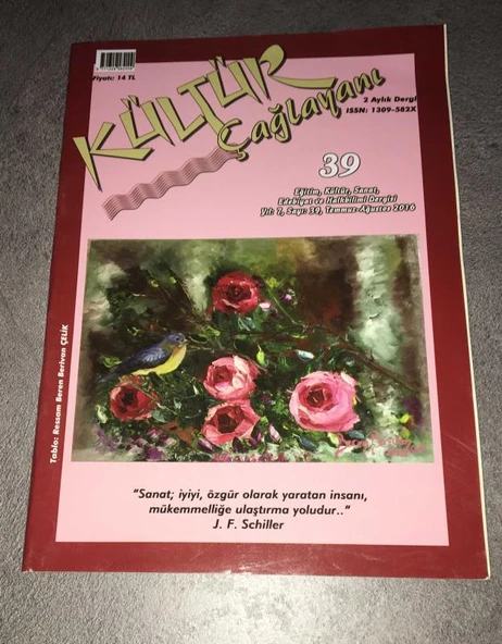 KÜLTÜR ÇAĞLAYANI Dergisi Temmuz Ağustos 2016 Sayı 39 SİNSİN OYUNU-MUZAFFER GÜNDOĞAR (Sahafiye Kitap) ürün görseli
