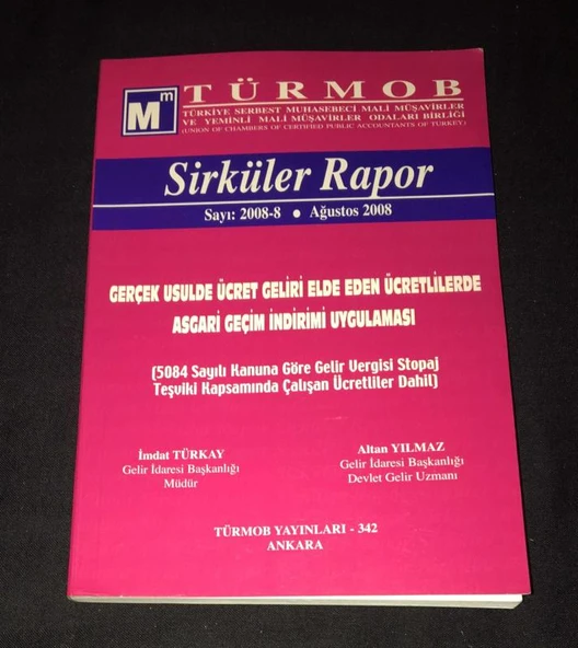 GERÇEK USULDE ÜCRET GELİRİ ELDE EDEN ÜCRETLİLERDE ASGARİ GEÇİM İNDİRİMİ UYGULAMASI (Sahafiye Kitap) ürün görseli