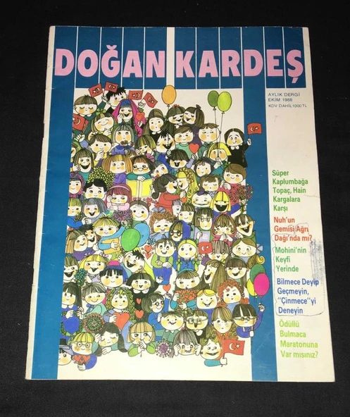 DOĞAN KARDEŞ Ekim 1988 Sayı 1 (Sahafiye Kitap)