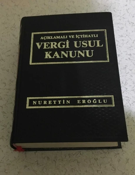 AÇIKLAMALI VE İÇTİHATLI VERGİ USUL KANUNU (Sahafiye Kitap) ürün görseli 1